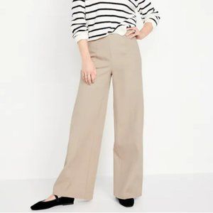 Old Navy High-Rise Wide-Leg Trousers, size L